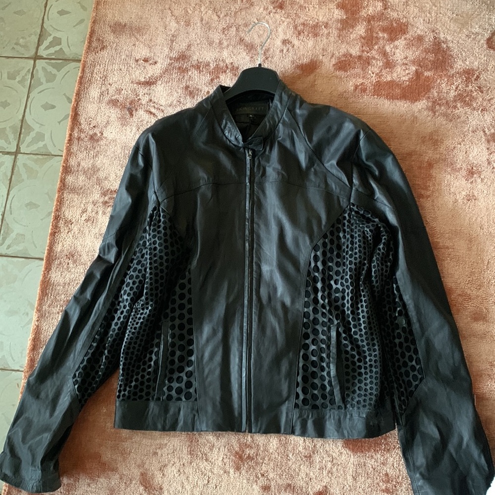 NWT SKINGRAFT Tribal Cut Leather Jacket